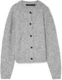 Vero Moda Vest VMNOVAH Gebreid vest Medium Grey Melange XXL