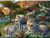 Ravensburger Puzzle, 1500 pièces, Loups au printemps, 80x60 cm, à partir de 14 ans