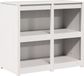 vidaXL Keukenkast MEPPEL Warmwit Grenenhout 55 x 92 cm