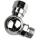 Best Divers AE0280 scharnier, 360 °, messing, verchroomd, draaibaar, 2e stand 90°, 9/16" M-9/16" F