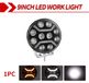 Lampe de travail LED - 23 cm - 1 pièce - Fonction d'éclairage pour salutation - Motif lumineux combiné - Protection IP68 - 12/24 V