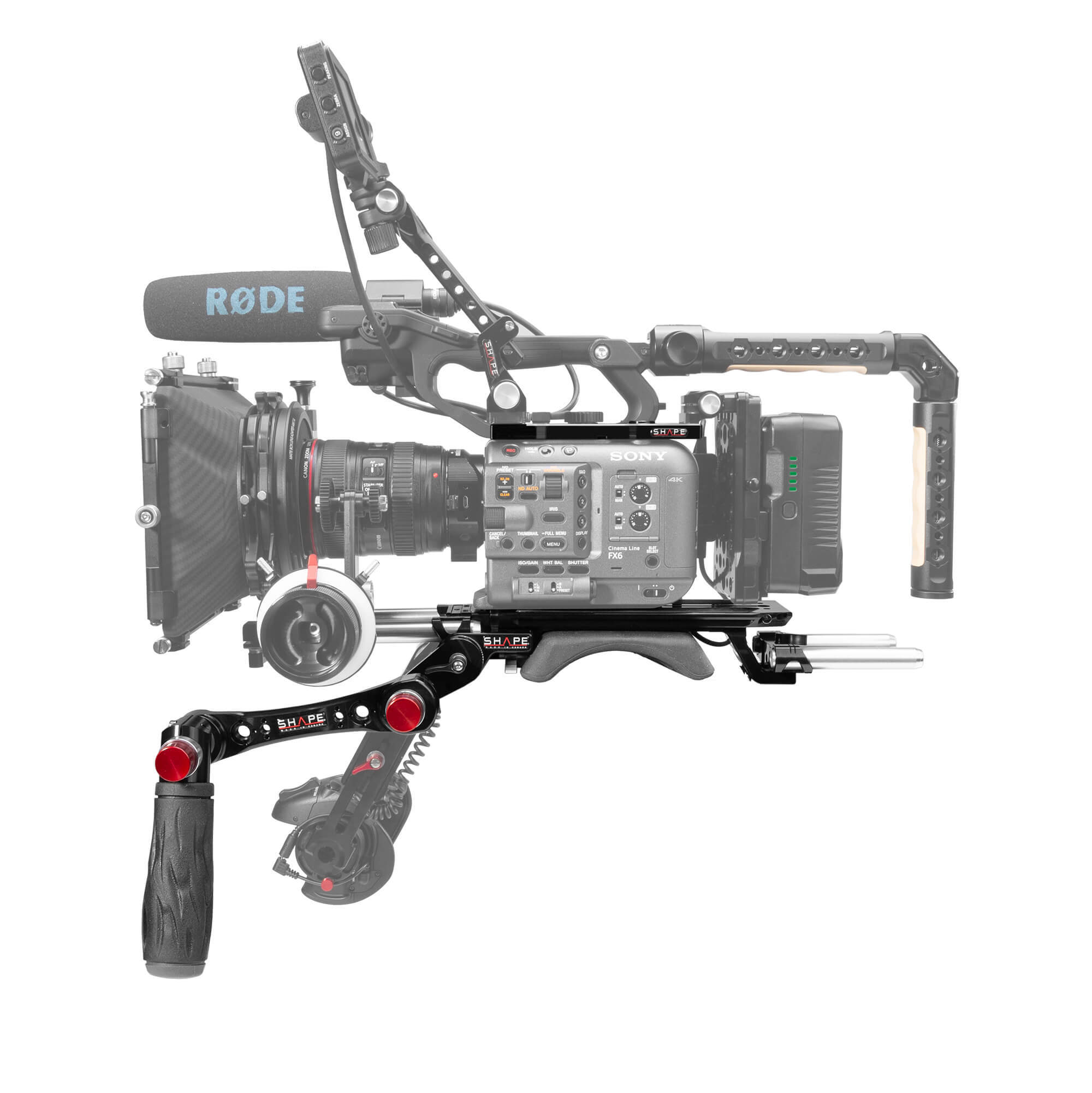 Shape Shape Sony FX6 baseplate and top plate with handle