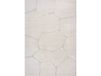 the carpet Everest – vloerkleed met moderne korte pool, hoog-laag effect, 3D-effect, hoge pooldichtheid en aangenaam zacht, steenlook, crème, 80 x 300 cm
