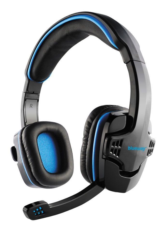 BigBen Blueway Gaming Headset - PS4 - Zwart/Blauw