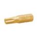Embout Qualité Industrielle 1/4" C6.3 Titanium Torx T25 Longueur 25 - 1 Pièce