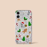 ERT GROUP Mobiele telefoon beschermhoes voor Apple iPhone 12 / 12 Pro, officieel gelicentieerd product, motief Winter 006, met glittereffect