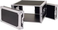 Roadinger 30109786 19 inch rack 6 HE Hout Incl. greep