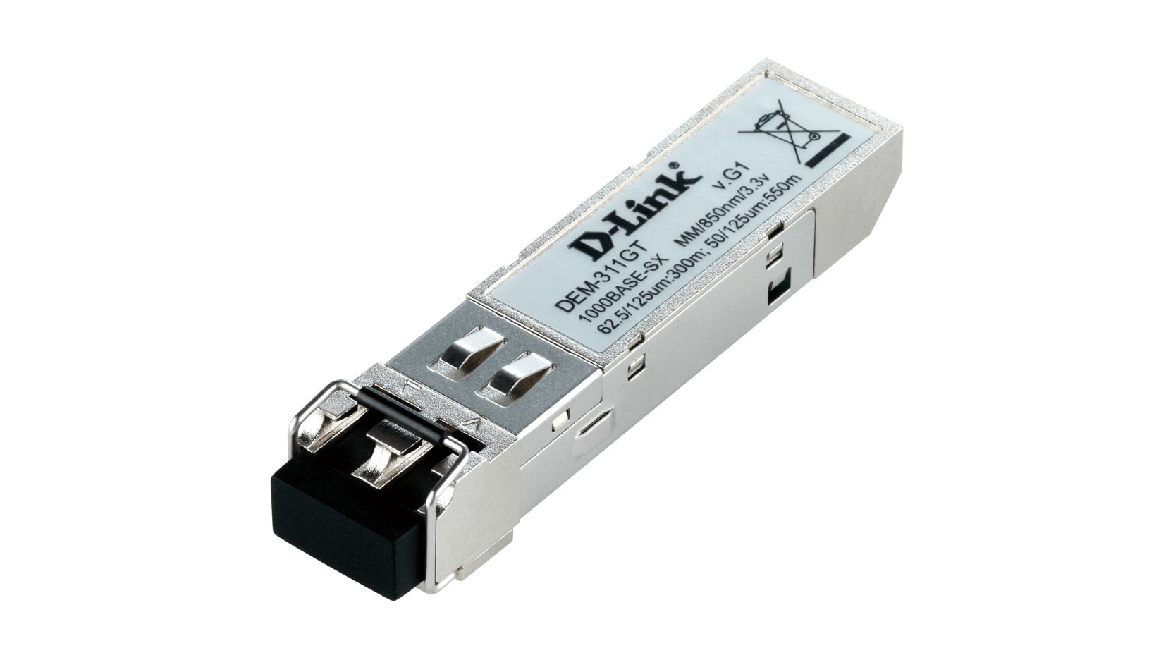D-Link DEM-311GT SFP Fiber Optic Transceiver Module | 1000 Mbit/s | 850 nm