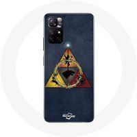 Maniacase Hoesje voor Xiaomi Redmi Note 11s 5G Game of Thrones De IJzeren Troon Driehoek Logo Baratheon Lannister Stark en Targaryen