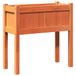 VidaXL Plantenbak met poten 70x31x70 cm grenenhout wasbruin
