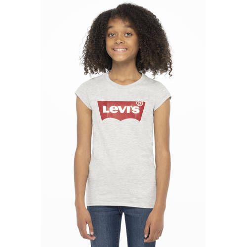 Levi's Kids T-shirt Batwing - Lichtgrijs