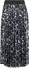 VILA Vinitban Print Midi Skirt - Glacier Gray