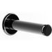 Viefe FASE WALL Butée de porte murale en aluminium, 101 mm, noir titane poli (PVD)