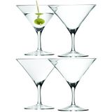 LSA Bar Martini Glas 180ml Helder | Set van 4 | Mondgeblazen & Handgemaakt Glas | BR20