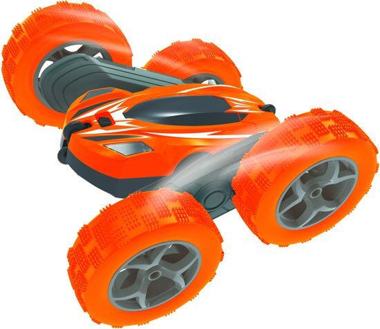 Wonky Monkey RC bestuurbare Stunt Auto dubbelzijdig 360Â° rollen draaien spinnen Oranje