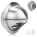 Inox Grille de ventilation ronde avec moustiquaire