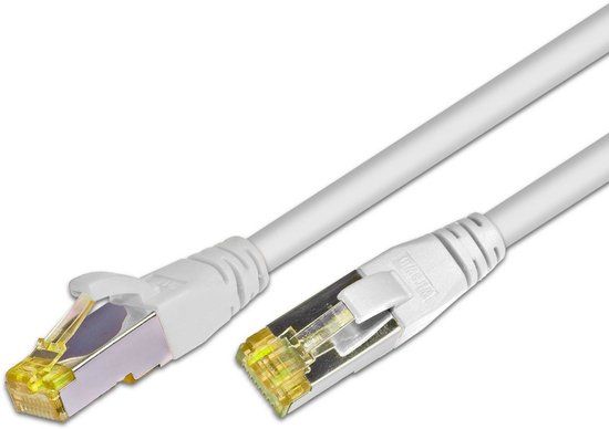 Wirewin S/FTP CAT6A 0.25m netwerkkabel Wit