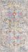 Surya Lou vloerkleed vintage oosters eendblauw