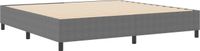 vidaXL Platformbedframe Lichtgrijs 200 x 200 cm Corduroy stof