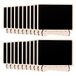 Amazon Basics Krijtbordjes op standaard, hout, 20 stuks, zwart