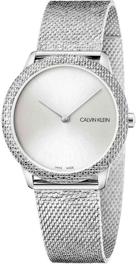 Calvin Klein K3M22T26 horloge dames - zilver - edelstaal