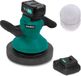 VONROC Accu polijstmachine - poetsmachine 20V - Ø240mm – Incl. verstelbare handgrepen, 2 polijsthoezen en opbergtas – Incl. 4.0Ah accu en snellader
