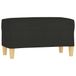 vidaXL Bankje 70x35x41 cm stof zwart