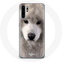 Maniacase Hoesje voor Huawei P30 pro Samojeed Greyhound