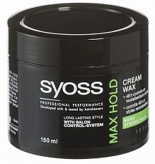 Syoss Maxx Hold Cream Wax 150ml