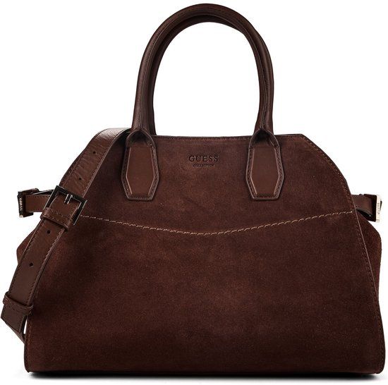 Guess Liza Handtas Leder 31 cm - Dames - chocolate
