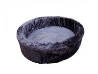 Nobby Pluche bed grijs 70 cm