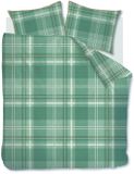 Rivièra Maison Tartan Check dekbedovertrek - Eenpersoons - 140 x 200/220 cm - Groen