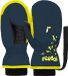Kinderwanten Reusch Fäustling Kids Mitten Donkerblauw-geel Maat 4