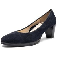 Ara Pumps Blauw Nubuck Blokhak
