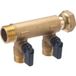 Noyon & Thiebault Collecteur Mf20x27 Écrou Libre Sorties Vannes M15x21 2 Départs
