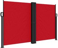 vidaXL Windscherm uittrekbaar 140x1200 cm rood