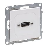 LEGRAND SEANO HDMI 1.3 aansluiteenheid voorbedraad, insert inclusief afdekking, kabel 15 cm, kleur: ultrawit, 765188
