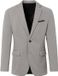 Kaiser Bekleidungs-GmbH Thomas Goodwin veste pour homme gris clair Coupe ajustée polyester viscose élasthanne