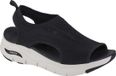 Skechers Arch Fit–City Catch 119236-BLK Dames Zwart Platte Sandalen Maat 39