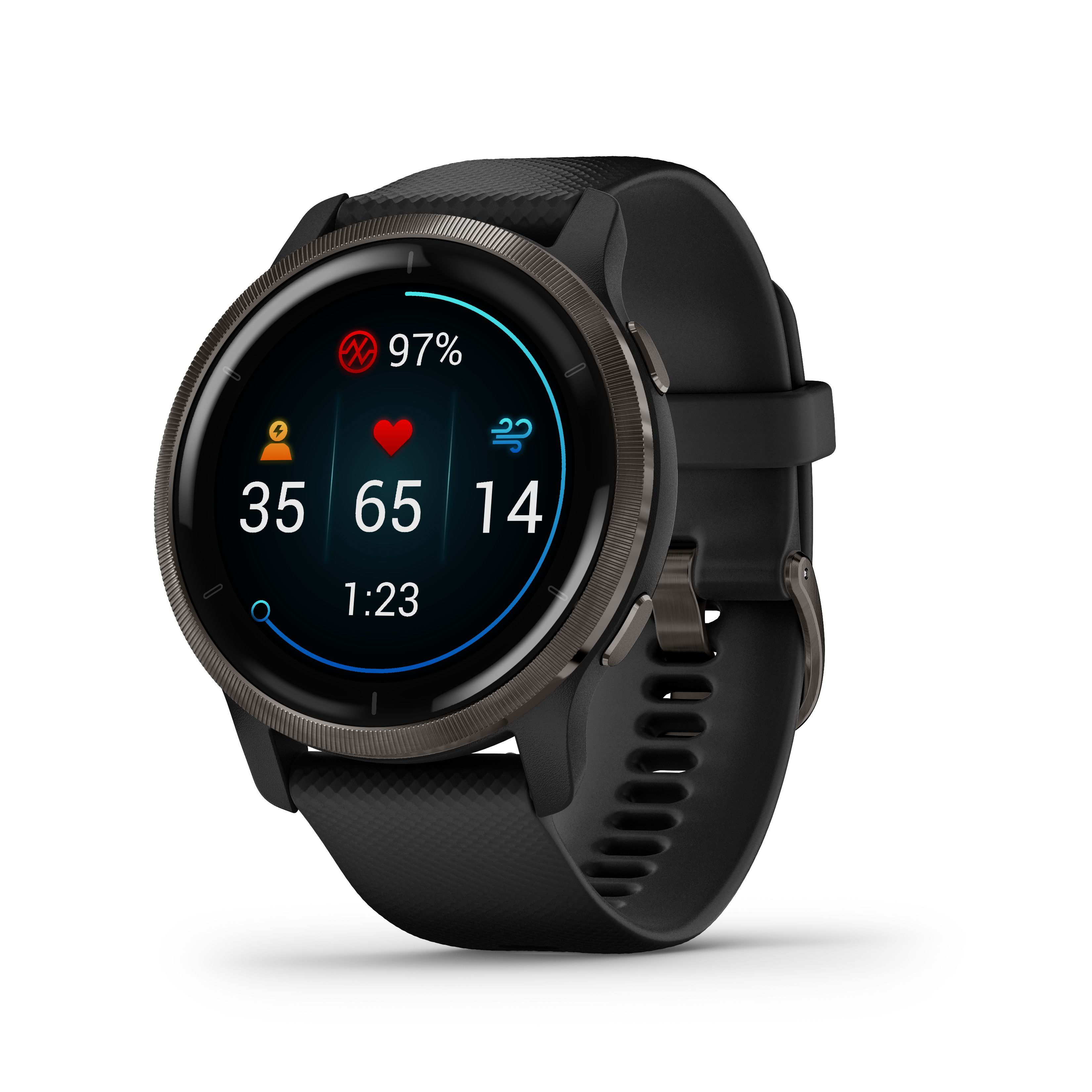 Garmin Venu 2 - Smartwatch - 45mm - AMOLED - GPS - Zwart