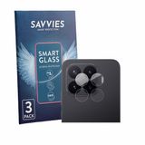 Savvies 3 Stuks Screenprotector - Geschikt voor Xiaomi 17T Pro (ALLEEN Camera Lens) - Beschermfolie Glas Transparant