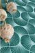 Chaks Tafelloper op rol - ginkgo print - malagiet groen - 28 x 300 cm - polyester