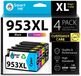 HP Cartouches d'encre Compatible avec HP 953XL - 4 Pack