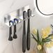 Porte-brosse à dents, auto-adhésif, sans perçage