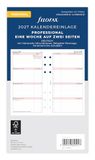 Filofax Agenda Personal Professional 1 week op 2 pagina's Duits 2027