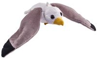 Wild Republic Pocketkins zeemeeuw 12,7 cm pluche speelgoed gemaakt van gerecyclede materialen