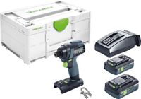 Festool TID 18 HPC4,0 I-Plus 18V Li-Ion Accu Slagschroevendraaier Set (2x 4,0Ah) in Systainer