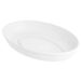 50 Bionic 50 stuks - ovale borden 'Bionic' 23,6 x 16,9 x 4 cm, wit