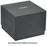 Timex Essex Avenue TW2W13900 Horloge - Staal - Zilverkleurig - Groene Wijzerplaat - Ø 46 mm