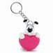 Plastoy Sleutelhanger Idefix met roze hart